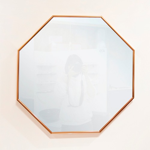SM-로즈골드 정팔각 거울